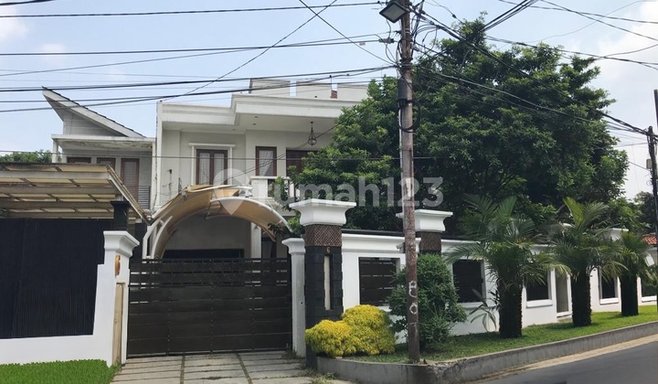 Rumah Mewah 2 Lantai Luas 470m Di Jalan Pinang Pondok Labu,cocok Untuk Usaha Cash Only