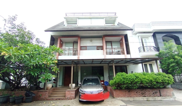 Rumah Modern di Hoek,Luas 222M, Acacia Residence Bintaro, Cash Only, Lokasi Perumahan
