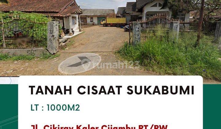 Disewakan Gudang 1000m2 Daerah Cisaat Kab Sukabumi 1