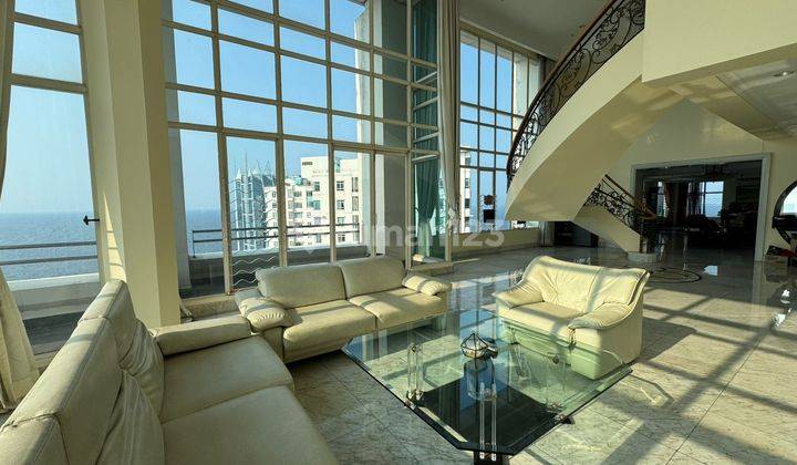 Disewakan Penthouse 2lt Furnished View Ocean di Pantai Mutiara 2