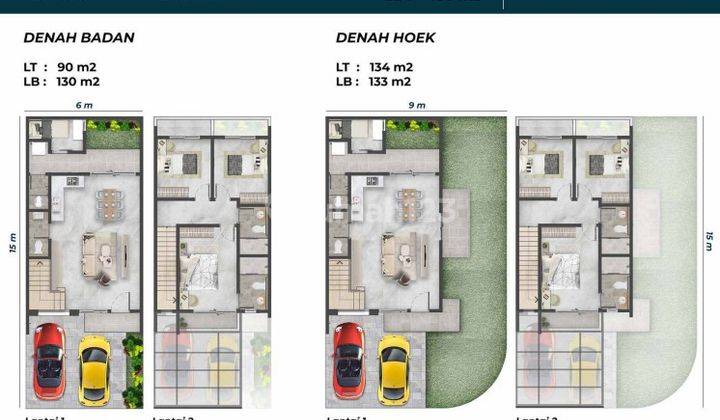 Rumah Pik 2 Dijual Villa Pasir Putih Uk 6X15 2 Lantai Harga Termurah 1