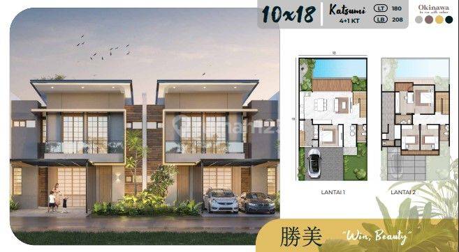 Rumah Dijual Pik 2 Cluster Okinawa Ukuran 10X18 2 Lantai Bisa Cicilan 1