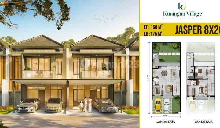 Rumah Dijual Pik 2 Cluster Kuningan Village Uk 8X20 Jasper Hoek 2 Lantai Bisa Cicilan 1