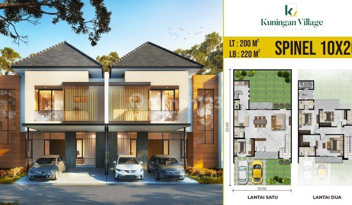 Rumah Dijual Pik 2 Cluster Kuningan Village Uk 10X20 Spinel 2 Lantai Bisa Cicilan 1