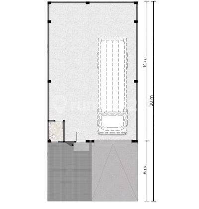 Gudang Pik 2 Dijual Bizpark Ukuran 9X20 1 Lantai Bisa Cicilan 36X 2