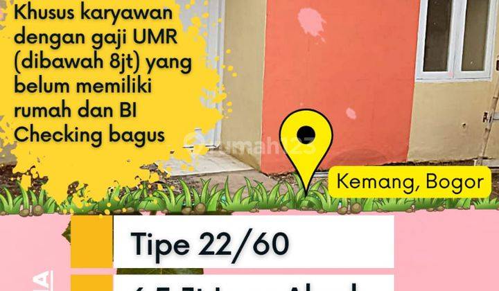 Rumah murah cicilan ringan di kemang bogor 10