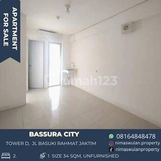 For Sale 2 Kamar Kosongan Apartment Bassura Tower D  1