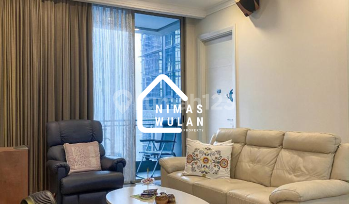 ruang keluarga disewakan residence 8 apartment senopati