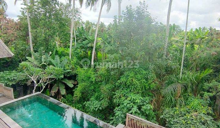 VILLA CANTIK FULLY FURNISHED VIEW JUNGLE & RIVERSIDE DI UBUD 1