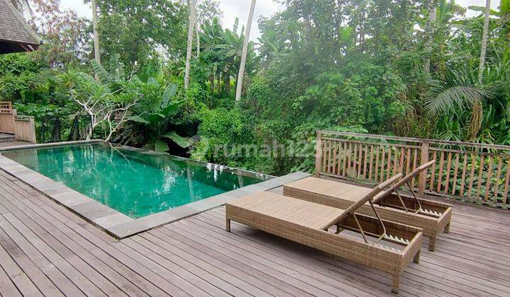 VILLA CANTIK FULLY FURNISHED VIEW JUNGLE & RIVERSIDE DI UBUD 2