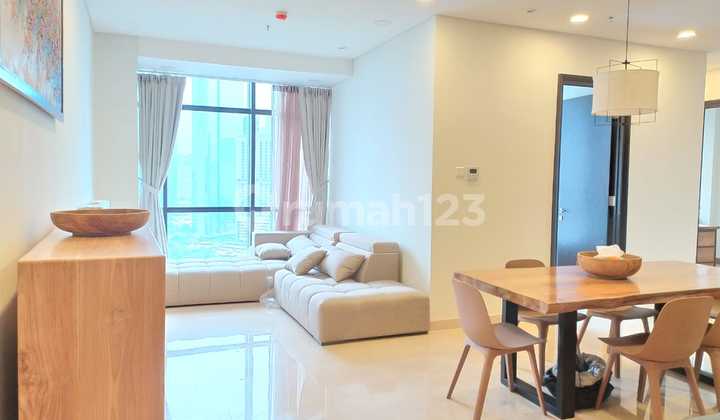 Apartemen Sudirman Suites 3 Kamar Full Furnish dan View Bagus