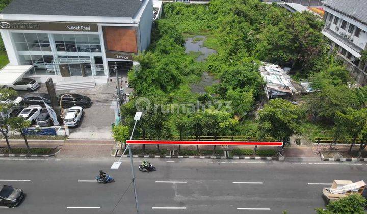 Tanah Size Kecil 1280m2 Di Prime Komersial Area Sunset Road Kuta Cocok Untuk Klinik Dan Berbagai Bisnis  2