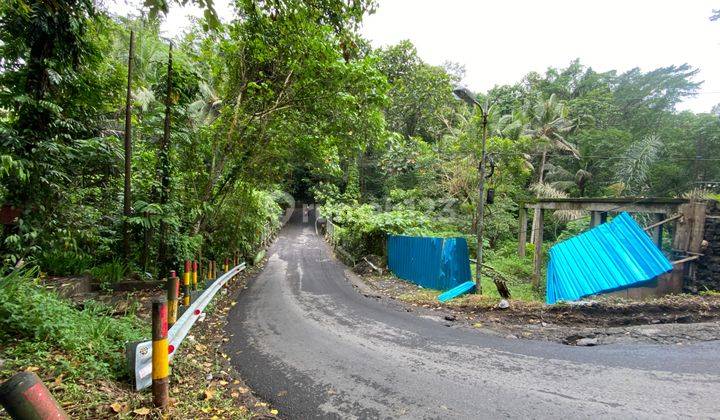 Tanah di Jalan Utama Peliatan Ubud Dekat Ke Maya Resort Ubud Plot Kecil Luas 360m2 Sudah Ada Konstruksi Villa  1