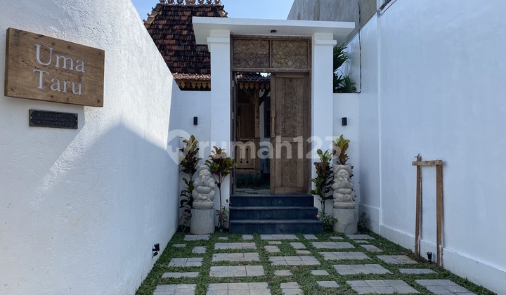 Villa Joglo View Sawah 1 Kamar Tidur Cantik Siap Huni Ditukad Balian Sanur Dekat Ke Pantai 2