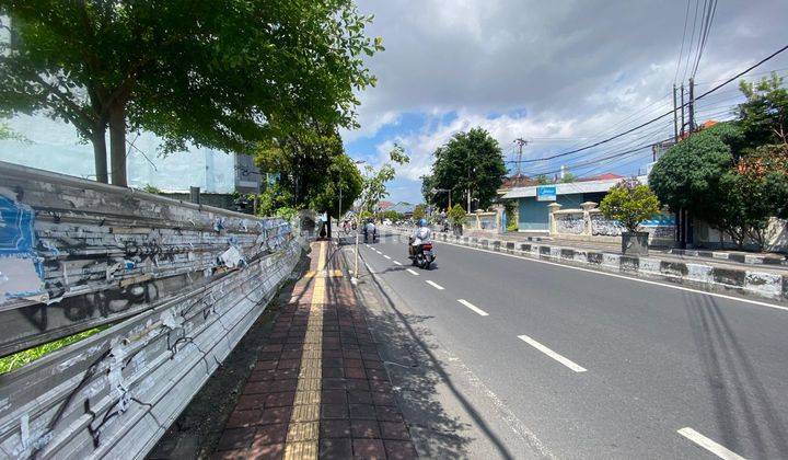 tampak depan tanah premium pusat kota jalan