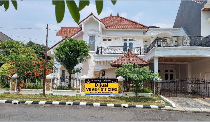 DIJUAL RUMAH HOEK 2 LANTAI MEWAH DI KEMANG PRATAMA 3 BEKASI 1