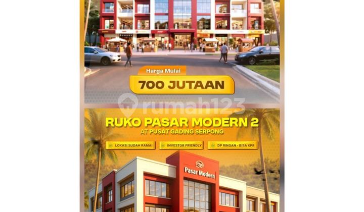 Termurah! Maggiore Mulai 700 Jt 2 Lantai Modern Ruko & Kios Premium Terlaris!