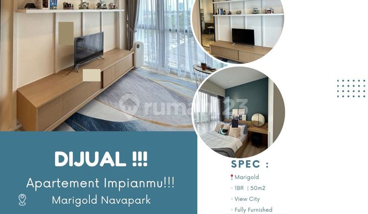 Investasi Cerdas di Marigold! 1BR Fully Furnished View City, Hanya 2.1M! Investasi Cerdas di Marigold! 1BR Fully Furnished View City, Hanya 2.1M!