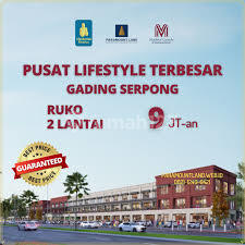 TANPA GATE LOT PARKIR TERLUAS Ruko MADISON GRANDE AKSES GADING SERPONG BSD