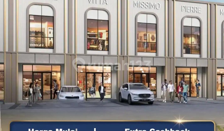 Ruko ILLAGO GRANDE ROW 20- Terkoneksi dengan Menteng Studio Loft Gading Serpong 