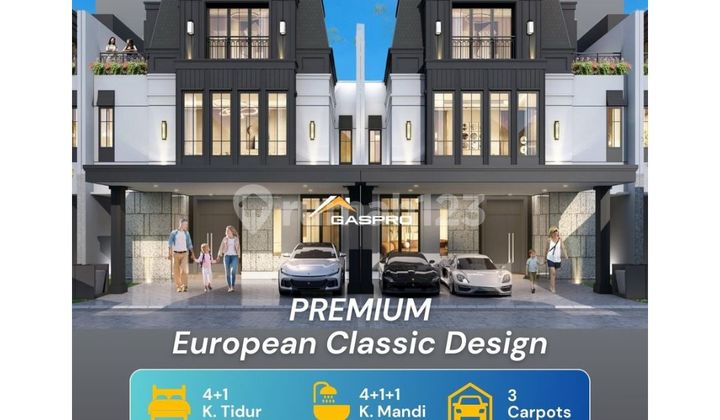 The Most Luxurious 2-Story House + Attic in the Altadena Gading Serpong Cluster Class