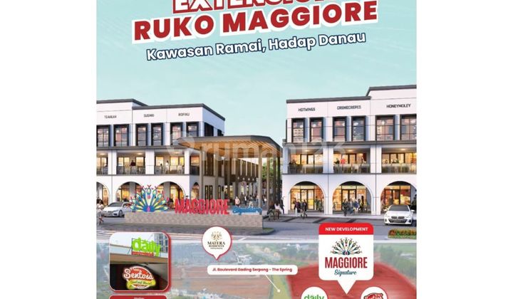Ruko MAGGIORE signature Natural Vibes Lake View Premium Business!