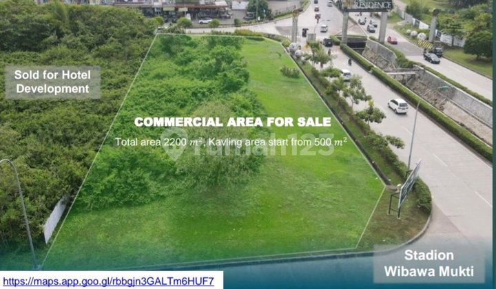 Dijual Tanah Commercial Cocok untuk Usaha Kuliner di Jababeka