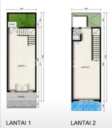 Ruko Siap.pakai di Jalan Boulebard Area Pakir Terbuka di Jababeka