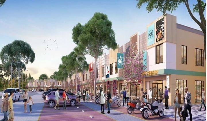 Ruko dua lantai di boulevard utama Sportcity Jababeka 2