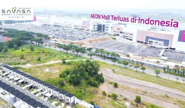 Rumah modern lingkungan aman dan nyaman depan Aeon Mall Delta Mas 2