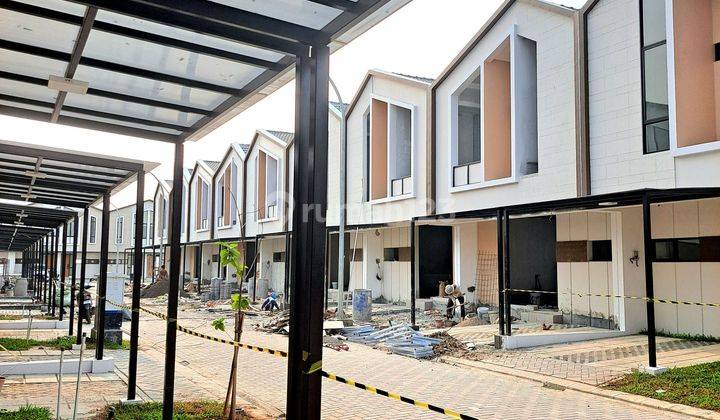 Rumah keren siap huni dua lantai di cluster wimbledon Jababeka 2