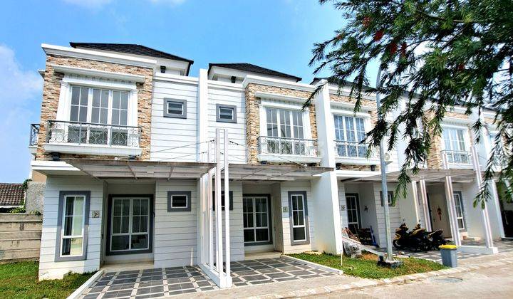 Rumah hook siap huni sudah kanopi Cluster Monaco Jababeka 2