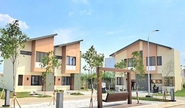 Rumah baru dua lantai free biaya2 di Cluster Ibuki Jababeka 2