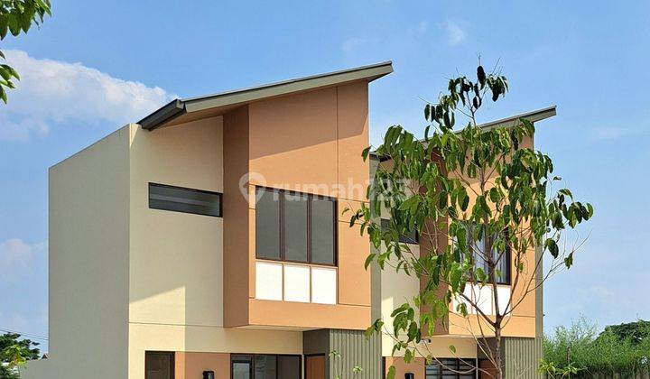 Rumah modern tiga kamar dilingkungan asri dan nyaman di Jababeka 1