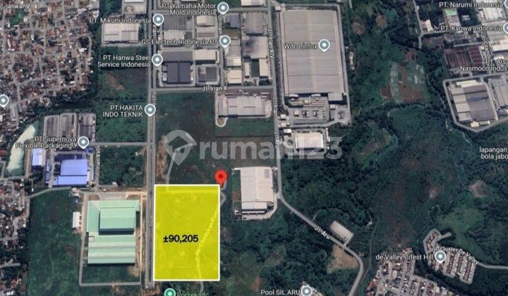 Tanah Kavling Industri Dijual Kawasan Industri Mm2100 Cikarang