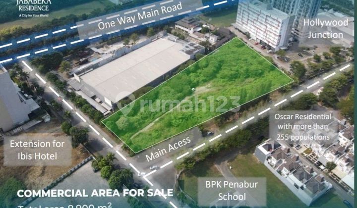 Dijual Tanah Kavling Komersial di Central Bisnis Kota Jababeka Dijual Tanah Kavling Komersial di Central Bisnis Kota Jababeka