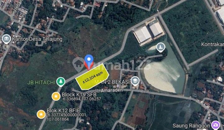 Dijual Tanah Kavling Industri di Kawasan Mm2100 Cikarang Bekasi