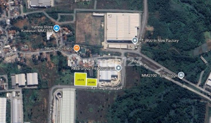 Dijual Tanah Kavling Industri Kawasan Mm2100 Cikarang Bekasi
