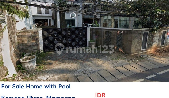 Cash Only Via Auction House Kemang 1,493 sqm