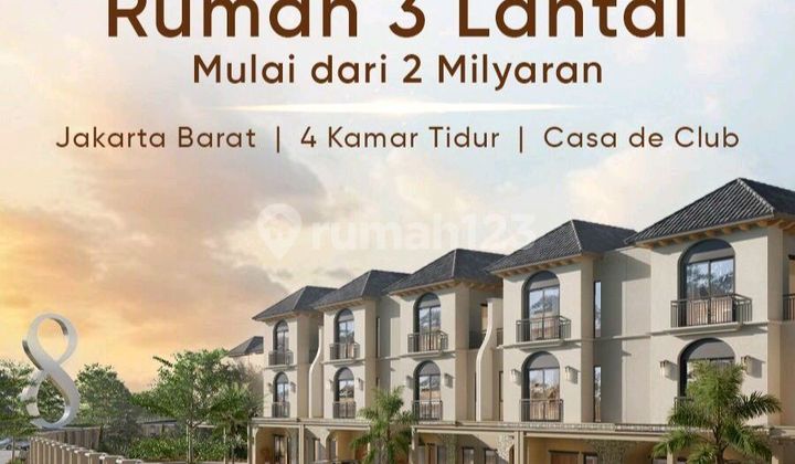 Rumah Baru 3 Lantai Citra 8 Start Uk 5x12 S/d Uk 8x18m 1