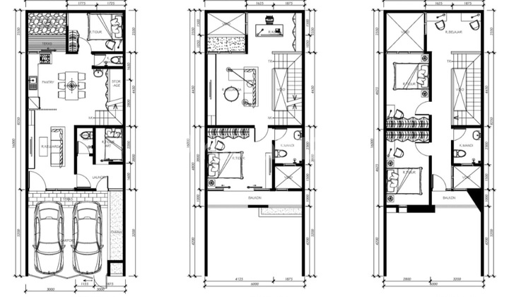 Rumah Baru 3 Lantai Citra 5 Uk.6x16m 2