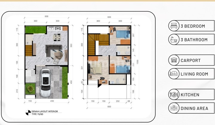 Rumah Eksklusif 2 Lantai Dekat Taman Mini Cipayung Jakarta Timur 13
