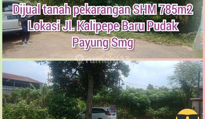 Tanah pekarangan di kalipepe, pudak payung, banyumanik 1