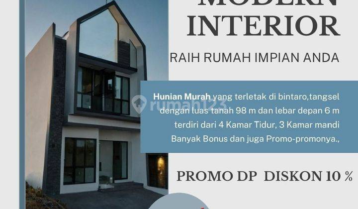 Rumah Modern Desain Kontemporer Di Bintaro  2