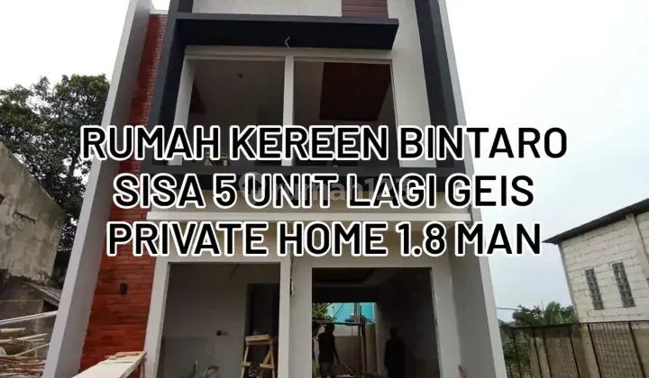 Rumah Dijual 2 Lantai Modern Strategis Bintaro  1