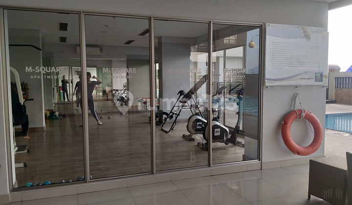 Di sewakan unit Apartemen M Square ( Mekarwangi Square ) Furnished Baru type Studio plus  8