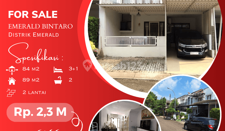 Emerald Town House Bintaro Sektor 9 | Siap Huni dalam Cluster 1