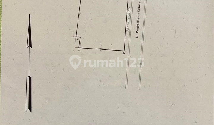 Dijual Tanah Hook Jarang Ada Di Pancoran Timur Raya