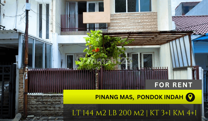 Disewakan Rumah di Pinang Mas, Pondok Indah 1