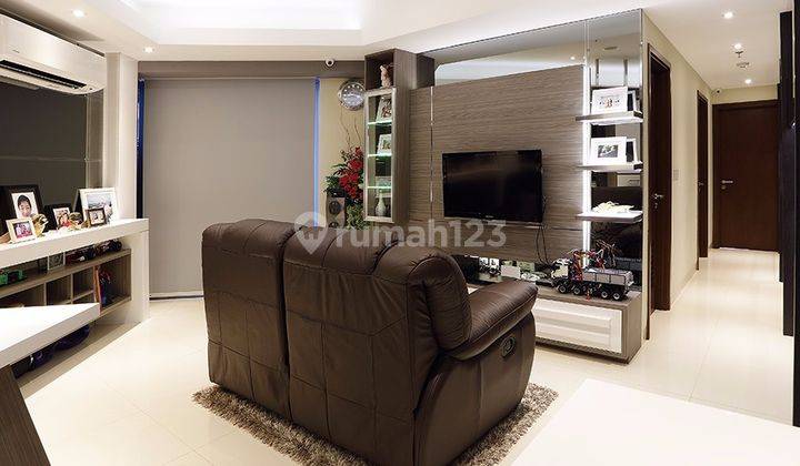 Jual The Mansion Kemayoran Furnished Bagus 2 BR Luas 72